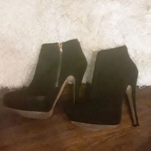 Heels black  suede